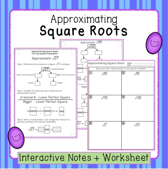 Solving Square And Cube Root Equations Worksheet Pdf