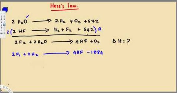 Hess's Law Worksheet Answer Key