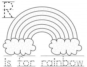 Dot Marker Printables Rainbow