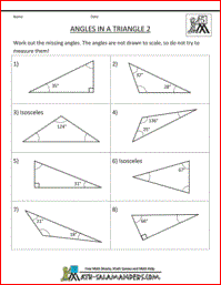 5th Grade Classifying Triangles Worksheet