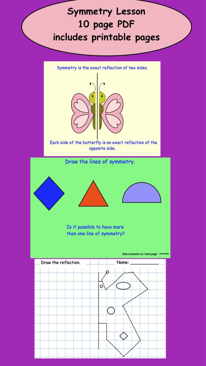 Geometry Transformations Worksheet Answer Key