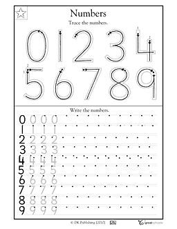 Number Writing Practice Free Printable