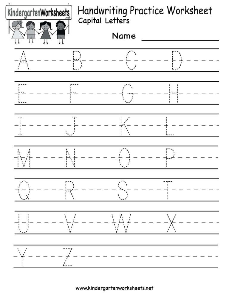 Free Handwriting Practice Sheets For Preschoolers