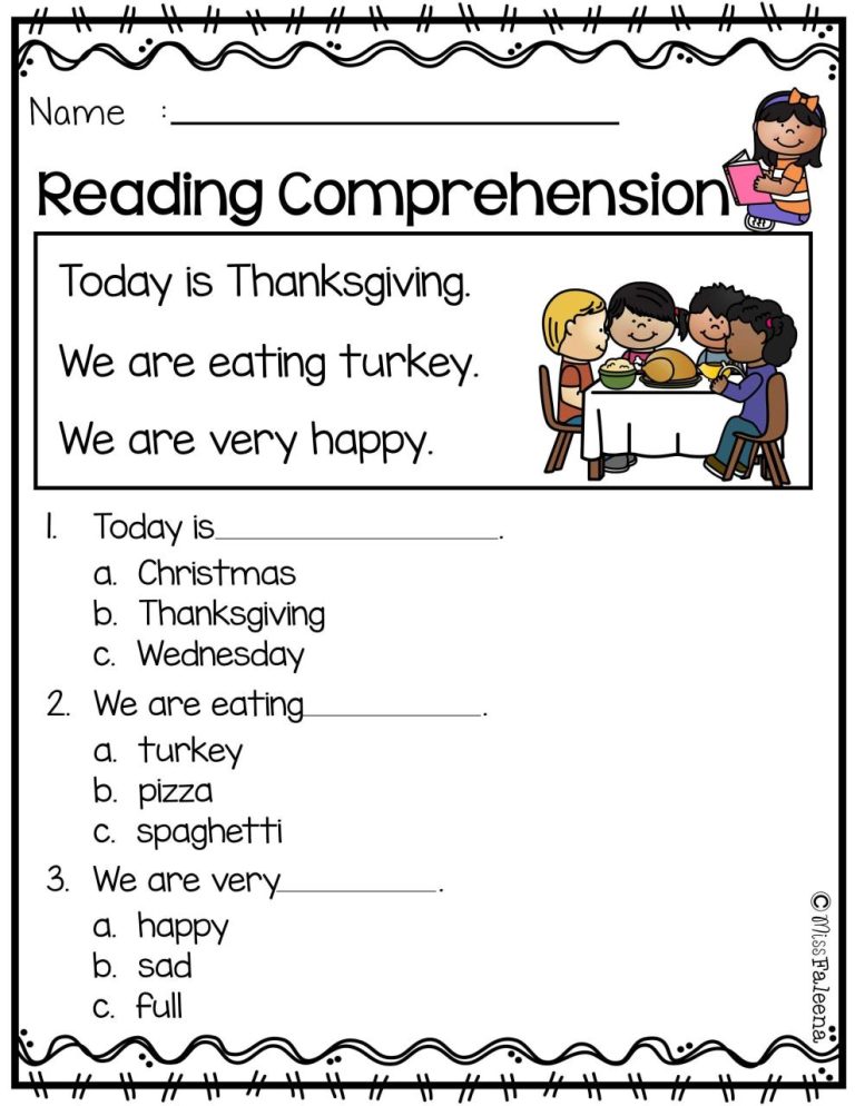 Beginner Kindergarten Reading Worksheets Pdf