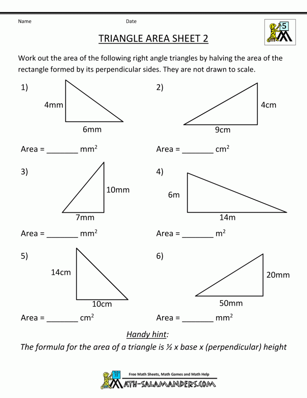 Angles Worksheet 7th Grade