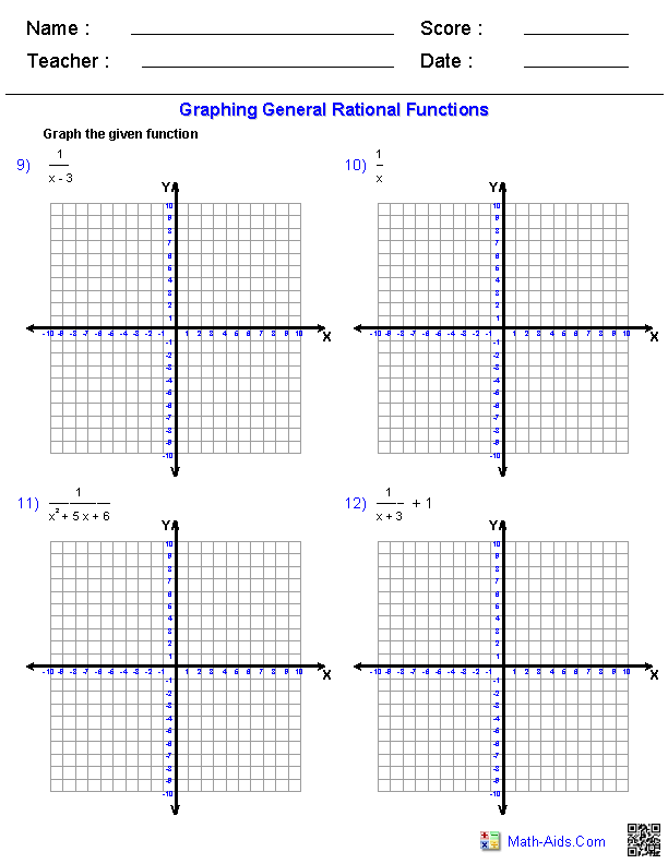Practice Worksheet Graphing Exponential Functions