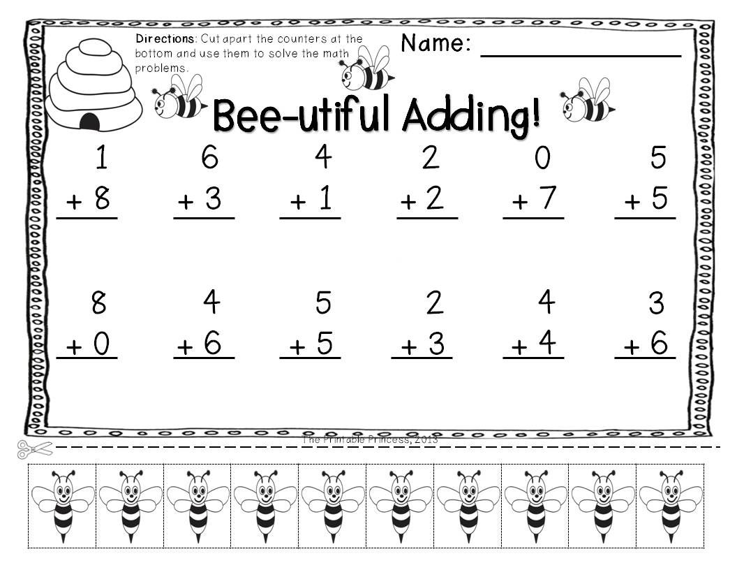 Mixed Addition And Subtraction Worksheets For Kindergarten