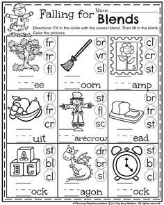 Fall Worksheets For 1st Grade
