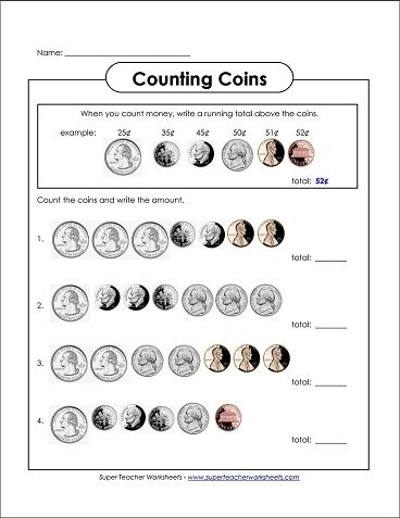 Counting Money Worksheets 6th Grade