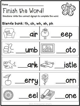 Kindergarten Phonics Worksheets Free