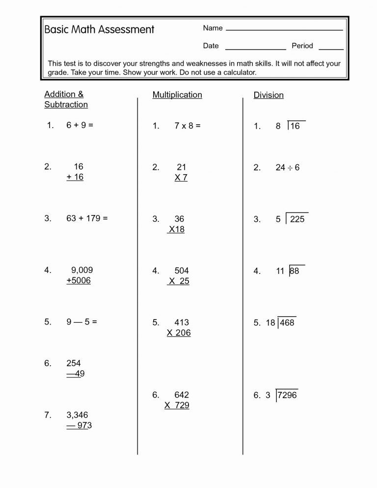Common Core Sheets Brain Teasers Page 7