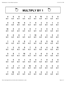 3rd Grade Math Worksheets Multiplication