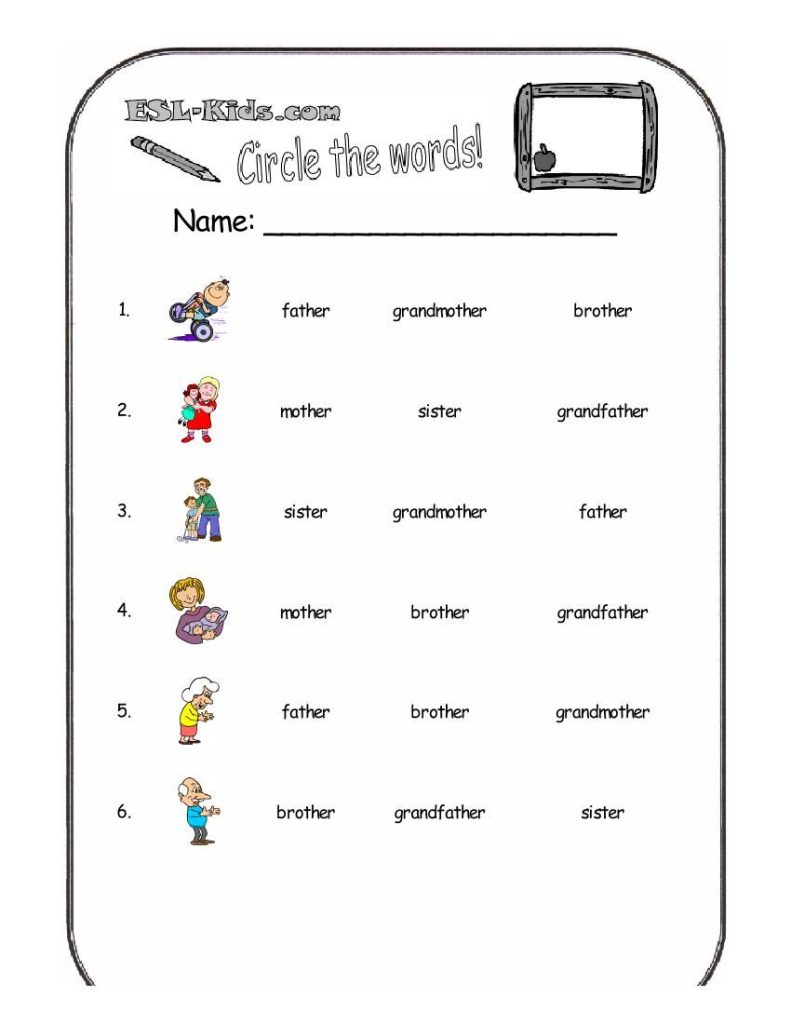 types-of-family-esl-worksheet-by-kaousassi
