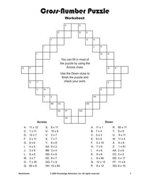 Cross Multiplication Worksheet 6th Grade