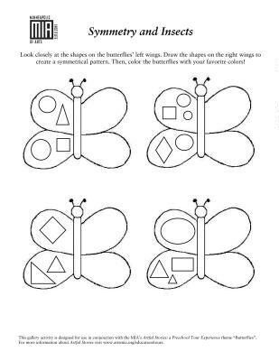 Symmetry Worksheets Free Printable