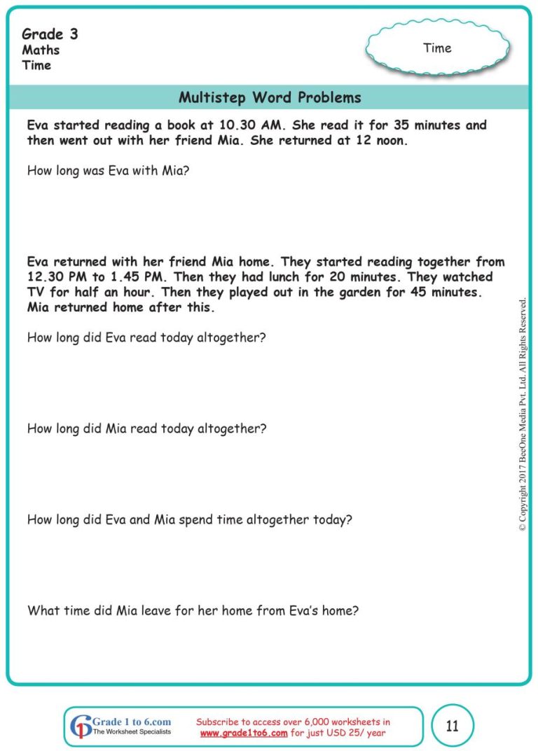 Division Word Problems Grade 3 Cbse