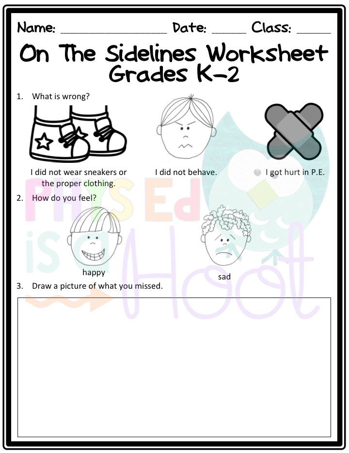 Physical Education Worksheets