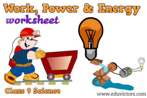 Work Power And Energy Worksheet Pdf
