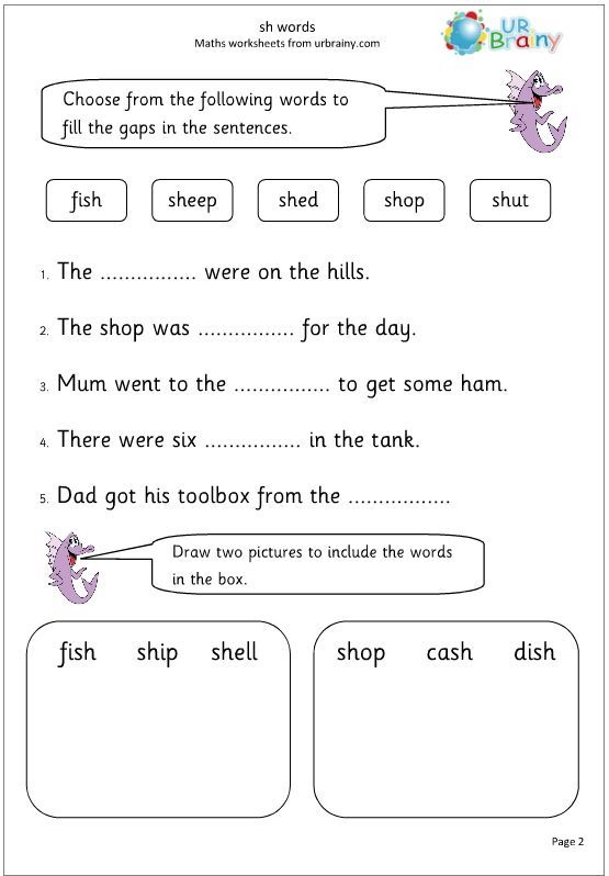 Year 1 Worksheets