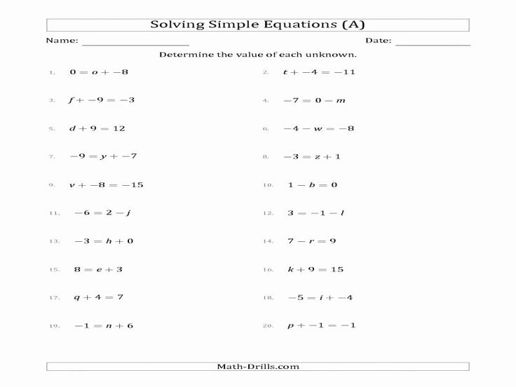 Linear Equations Worksheet Pdf Beautiful solving E Step Equations