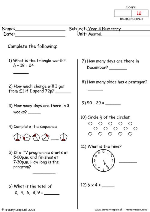Free 2Nd Grade Math Coloring Worksheets