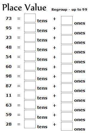 Second Grade Year 2 Maths Worksheets Free