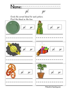 Blends Worksheets • Have Fun Teaching Blends worksheets, Beginning