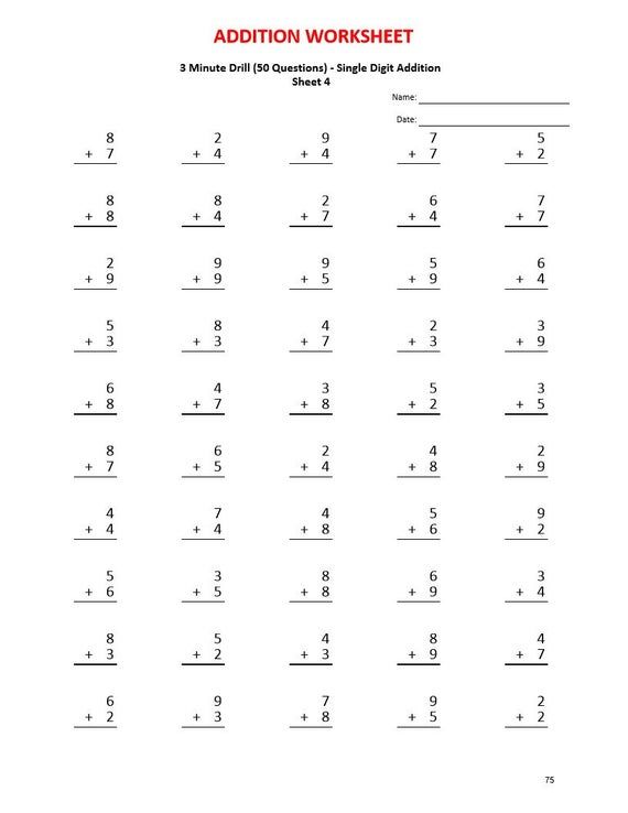 Math Worksheets for Grade 1 56 Worksheets pdf/ Year 12/ image 4 Math