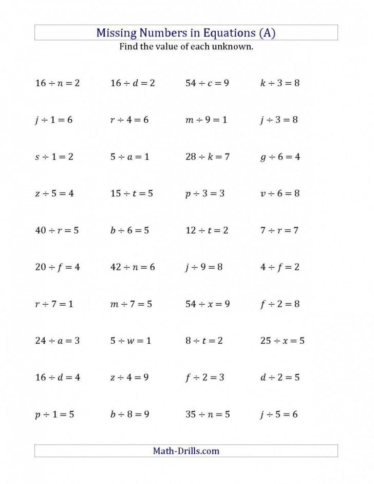 Solving Multi Step Equations Worksheet Pdf Algebra 1