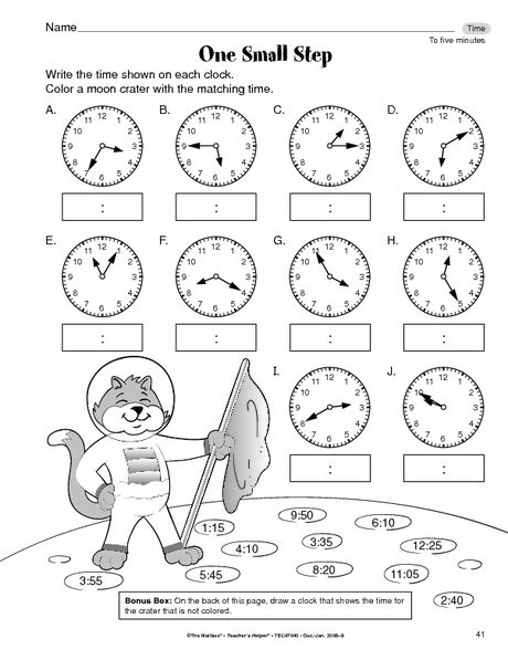 Second Grade 2nd Grade Clock Worksheets