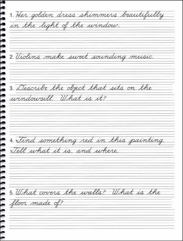 6th Grade Cursive Handwriting Worksheets Pdf