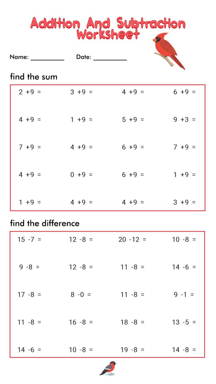 16 Best Images of Addition Worksheets To Print Simple Addition Math