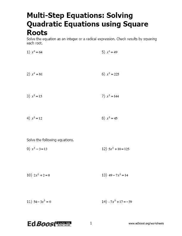 Solving Radical Equations Worksheet With Answers Pdf King Worksheet
