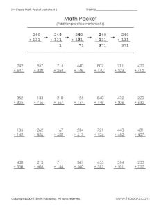 10+ 2Nd Grade Math Worksheet Packet 2nd grade math worksheets, Second