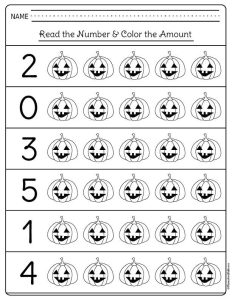Kindergarten Halloween Worksheets (Free Printable PDF) Halloween