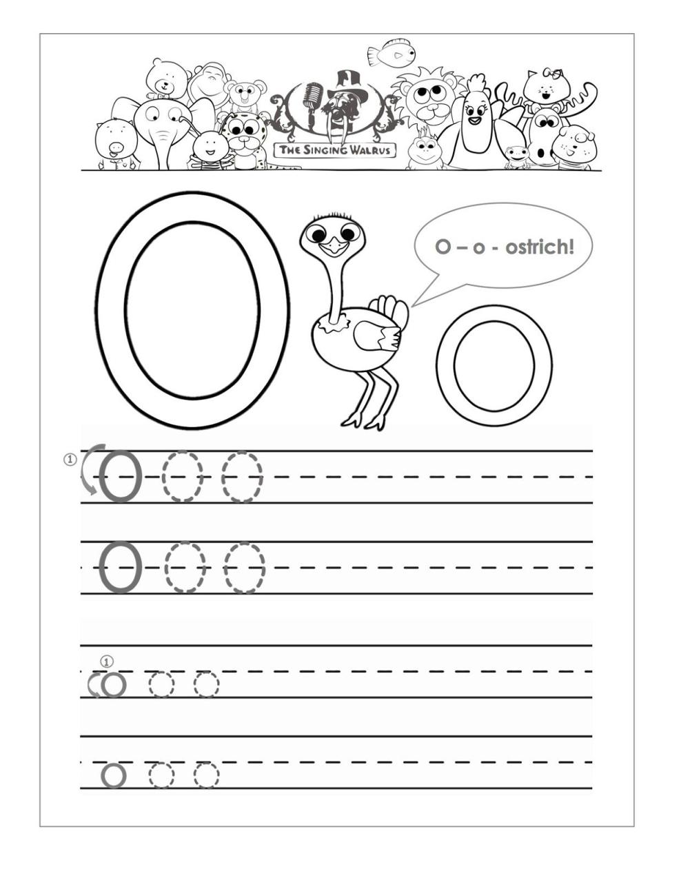 Letter O Worksheets for Preschool Letter o worksheets, Letter o