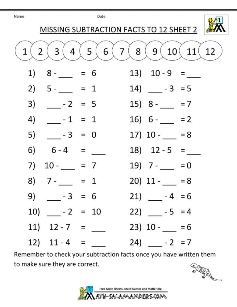 Year 4 Maths Worksheets Printable Free Nz