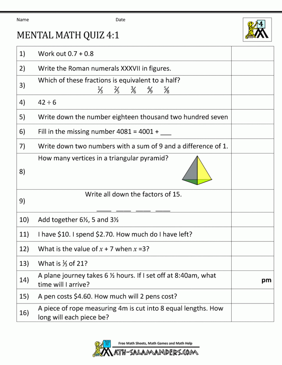 Division Worksheet For Class 4 Cbse Awesome Worksheet