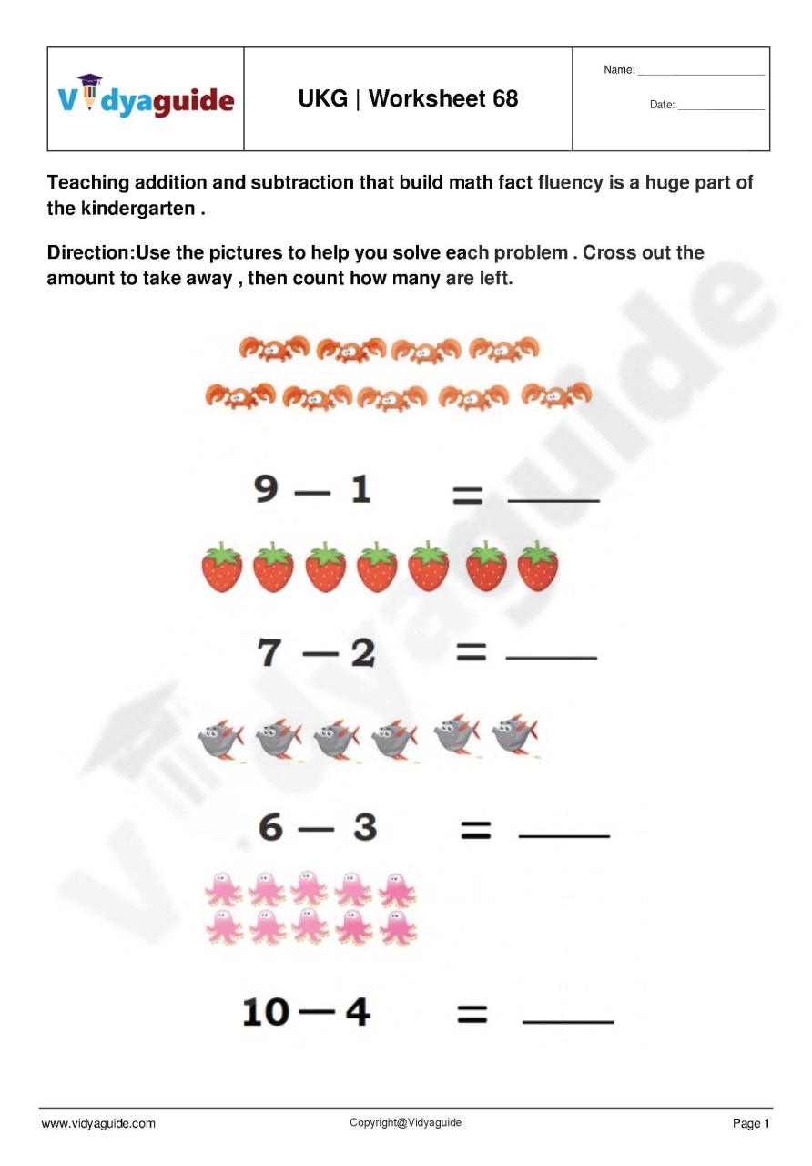 Kindergarten Math Worksheets Pdf Free Download Worksheets