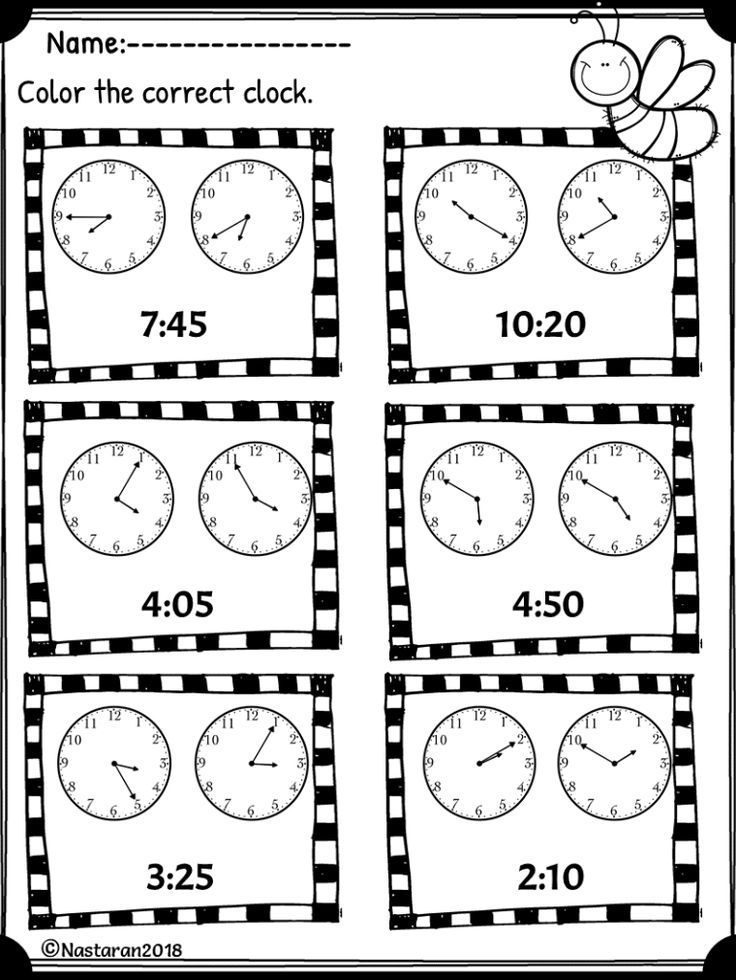 Free printable Telling Time worksheet.Great for 2nd grade.math
