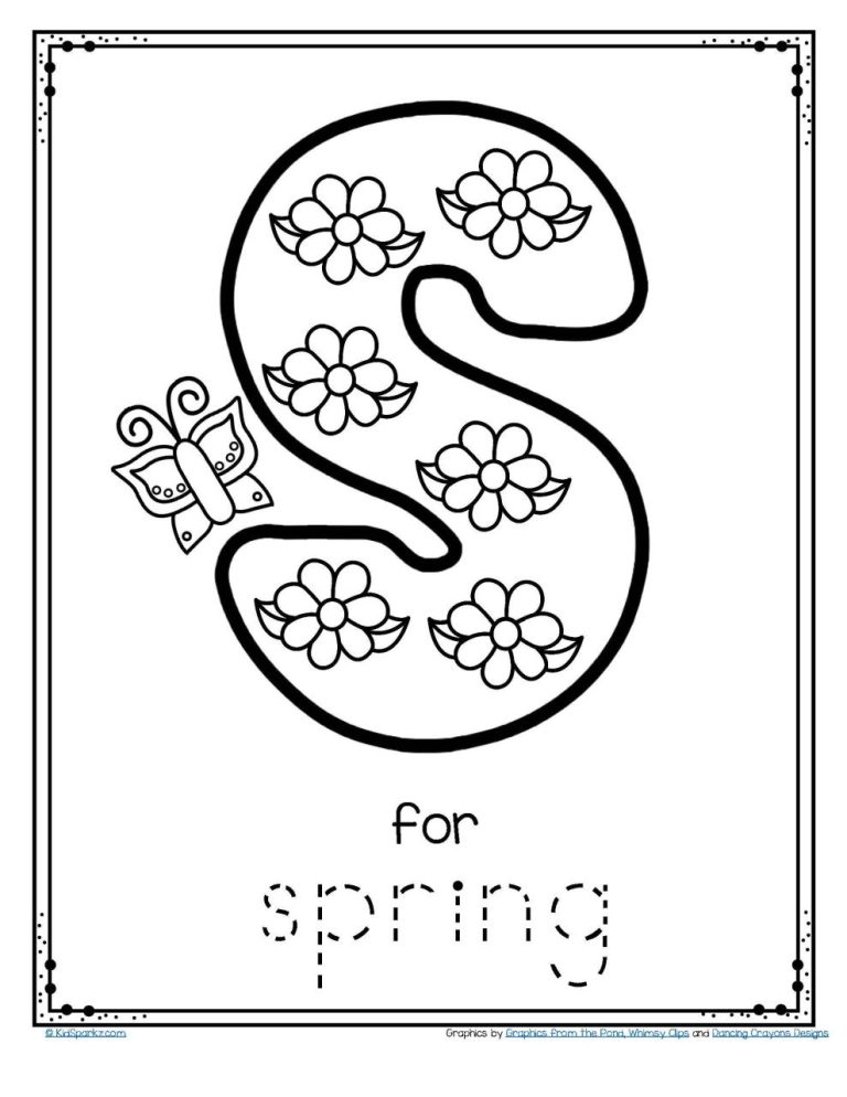 Spring Writing Worksheets For Kindergarten