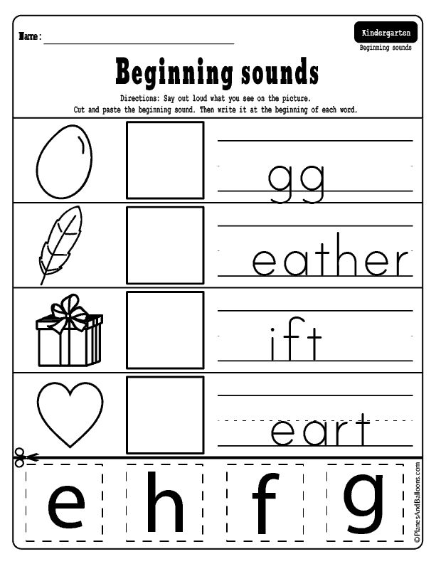 Kindergarten Worksheets Free Online