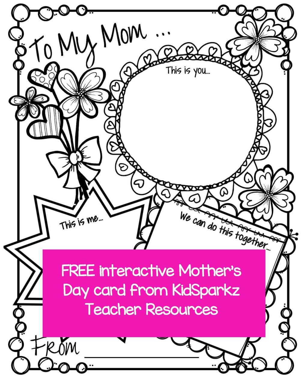Mother's Day Lessons For Kindergarten