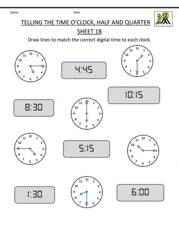 Math Worksheets For Grade 2 K5 Worksheets Time worksheets, Clock