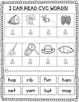 1st Grade Cvc Spelling Worksheets