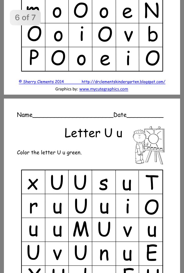 Kindergarten Worksheets Alphabet Recognition