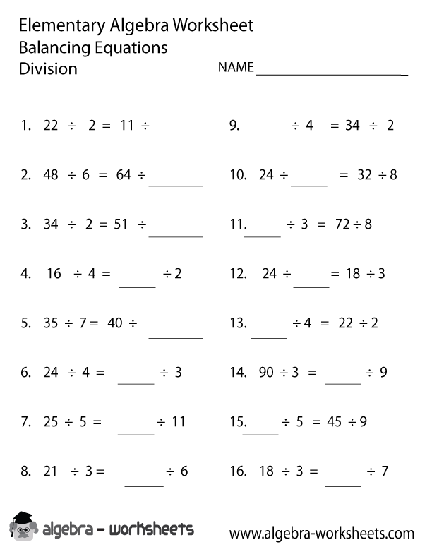 Solving Equations Worksheets Year 7