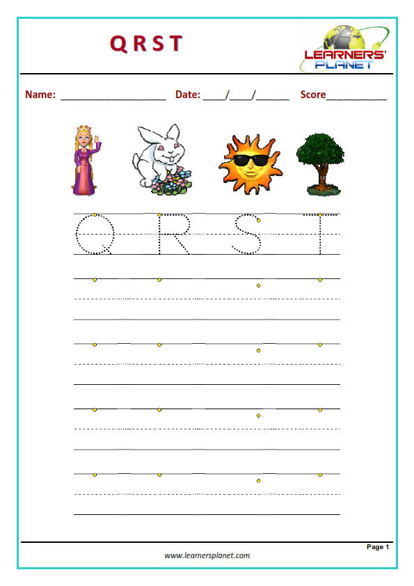 Alphabet tracing worksheets pdf download