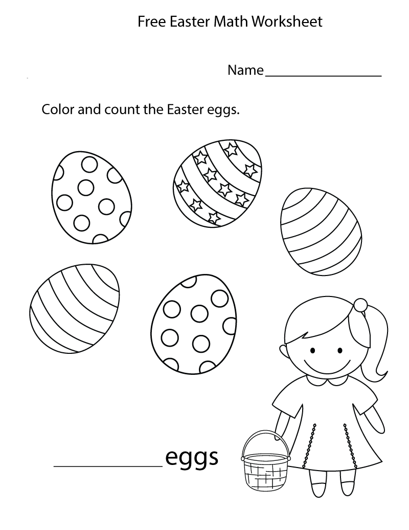 Easter Printables For Kindergarten