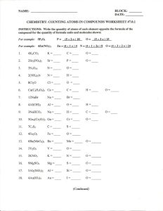Balancing Chemical Equations Worksheet With Answers Doc